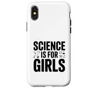 Custodia per iPhone X/XS La scienza è per le ragazze che danno potere allo STEM