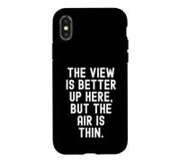 Custodia per iPhone X/XS la vista è migliore quassù ma l'aria è sottile Mindful
