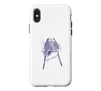 Custodia per iPhone X/XS La vita è Tweet, pappagallino, uccelli, animali, natura, amore