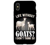 Custodia per iPhone X/XS La vita senza capre? Non penso così