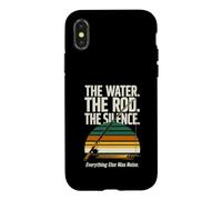 Custodia per iPhone X/XS L'acqua La verga Il silenzio Tutto il resto era rumore