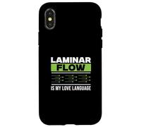 Custodia per iPhone X/XS Laminar Flow è il mio linguaggio d'amore Ingegneria aerospaziale divertente