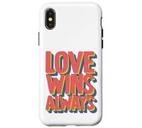 Custodia per iPhone X/XS L'amore vince. Sempre