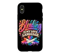 Custodia per iPhone X/XS L'arte del blending è il mio linguaggio d'amore