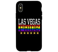 Custodia per iPhone X/XS Las Vegas Pride Nevada Gay Lesbiche Queer LGBT Bandiera Arcobaleno