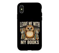 Custodia per iPhone X/XS Lasciami con la mia libreria di lettori di libri