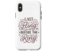Custodia per iPhone X/XS Last Fling Before The Ring Bride, addio al nubilato