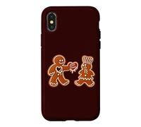 Custodia per iPhone X/XS Last Xmas - Cuore di pan di zenzero