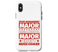 Custodia per iPhone X/XS Laurea per studenti in gestione dello sport - Tranne molto più cool