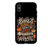 Custodia per iPhone X/XS L'autunno è qui. Ho realizzato un piatto retrò da panettiere