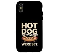 Custodia per iPhone X/XS Le aspettative di hot dog erano impostate divertente barbecue Cookout