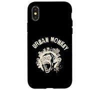 Custodia per iPhone X/XS Le folli scimmie di città sono rumorose