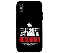 Custodia per iPhone X/XS Le leggende sono nate in Honduras angosciate