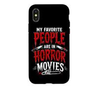 Custodia per iPhone X/XS Le mie persone preferite sono nei film horror Halloween