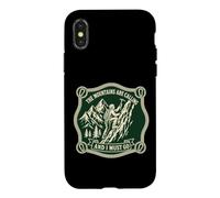 Custodia per iPhone X/XS Le montagne chiamano e io devo andare a scalare le camicie