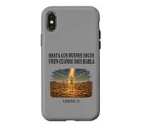 Custodia per iPhone X/XS Le ossa secche prendono vita attraverso la parola di Dio Ezechiele 37 cristiano