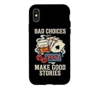 Custodia per iPhone X/XS Le Scelte Sbagliate Rendono Belle Le Storie, Una Citazione