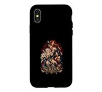 Custodia per iPhone X/XS Le Sirene Mitologia Greca Fantasy Donne
