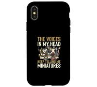 Custodia per iPhone X/XS Le voci nella mia testa continuano a dirmi di ottenere più Minniatures