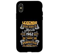 Custodia per iPhone X/XS Legend February 1962 Vintage 64th Birthday Tees Made in 1962