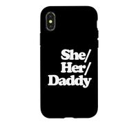 Custodia per iPhone X/XS Lei/Lei/Papà - Divertente Lesbiche Gay Pride Queer LGBTQ+Lesbiche