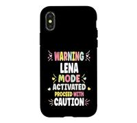 Custodia per iPhone X/XS LENA Personalized Women's Gift Custom LENA