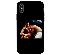 Custodia per iPhone X/XS Lennox Lewis V Al Malcolm Medaglia d'oro dei pesi massimi