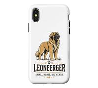 Custodia per iPhone X/XS Leonberger Piccolo Cavallo Grande Cuore Gigante Razza Proprietario