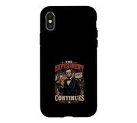 Custodia per iPhone X/XS L'Esperimento Continua - Design USA Vintage