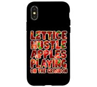 Custodia per iPhone X/XS Lettice Hustle Apples Playing on the Gridiron