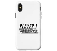 Custodia per iPhone X/XS Lettore 1 PC Tastiera Da Gioco Per Carino Gamer Coppie