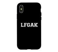 Custodia per iPhone X/XS LFGAK Facciamo impazzire l'Alaska Pride