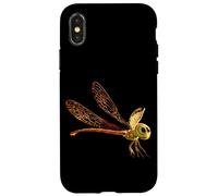 Custodia per iPhone X/XS Libellula Insetti Volanti Ali Colorate Carine Libellule