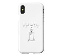 Custodia per iPhone X/XS Light The Way Funny Candle Maker Chandler Soy Gift