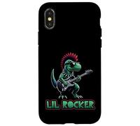 Custodia per iPhone X/XS Lil Rocker Kids Rock Band Rock and Roll Goth Punk Rock Band