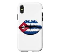 Custodia per iPhone X/XS Lips Costa Rica Flag Costa Rican Roots