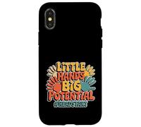 Custodia per iPhone X/XS Little Hands Big Potential Leader Kids Pride -