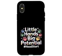 Custodia per iPhone X/XS Little Hands Big Potential Leader Kids Pride -