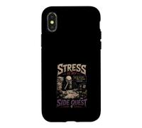 Custodia per iPhone X/XS Lo Stress È La Mia Missione Secondaria - Dark Gaming