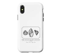 Custodia per iPhone X/XS L'oceano è il mio ossigeno (Dichiarazione sulla spiaggia estiva)