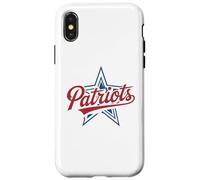 Custodia per iPhone X/XS Logo All-Star Patriots