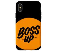 Custodia per iPhone X/XS Logo Boss Up colorato