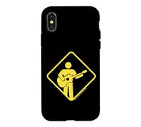 Custodia per iPhone X/XS Logo chitarra gialla Playing for Change