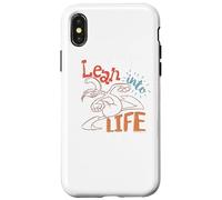 Custodia per iPhone X/XS Looney Tunes Daffy Duck Lean Into Life