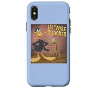 Custodia per iPhone X/XS Looney Tunes Daffy Duck Lil' Wise Quacker