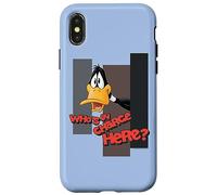 Custodia per iPhone X/XS Looney Tunes Daffy Duck Who's In Charge?