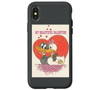 Custodia per iPhone X/XS Looney Tunes My Beautiful Valentine