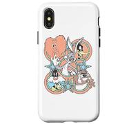 Custodia per iPhone X/XS Looney Tunes Screen Stars