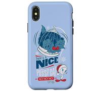 Custodia per iPhone X/XS Looney Tunes Tweety and Sylvester Nice Pussy Cat
