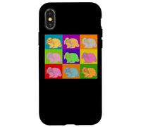 Custodia per iPhone X/XS Lop Rabbit Popart Holland - Coniglietti francesi in stile retrò